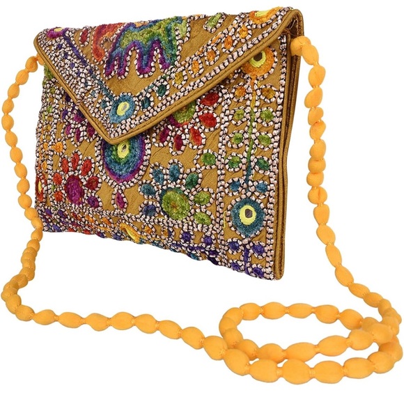 2 for $15 Must bundle/ 
Hand embroidered Mirrored clutch bags for women - Picture 4 of 10